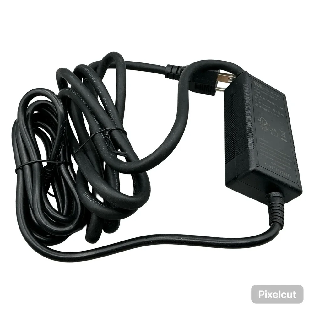 GVE GM65-120500-1F AC/DC Power Adapter 12V 5A Power Supply Charger Black